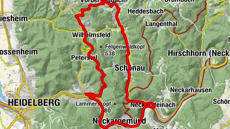 Die sportliche Odenwaldrunde