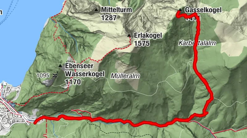 Gasselkogel / Ebensee am Traunsee