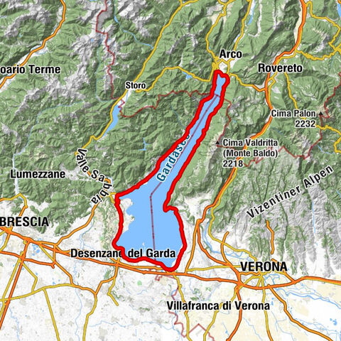 Lake Garda Tour (clockwise)