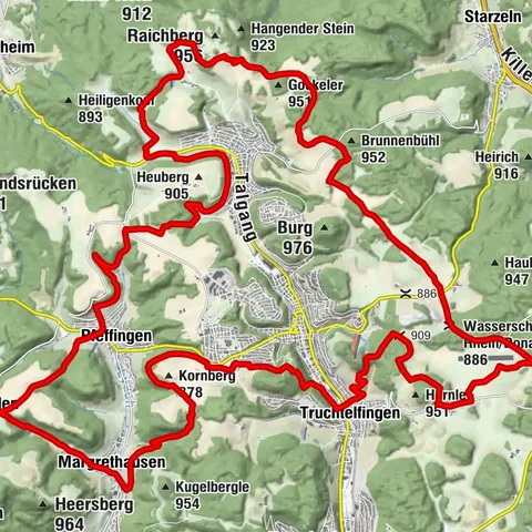 MTB route GONSO Trail in Albstadt