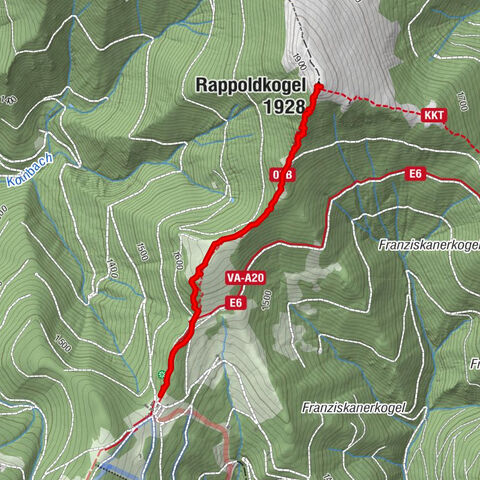 Rappoldkogel vom Salzstieglhaus
