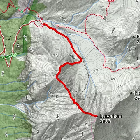 Alp Sanaspans - Lenzerhorn