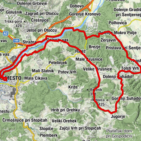 Along the Brusniška Hrustavka (cherries from the village of Brusnice) route