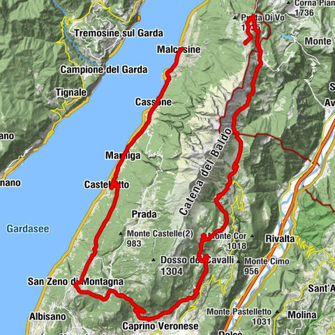Monte Baldo Umrundung