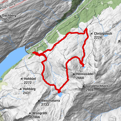 Drie merenwandeling vals
