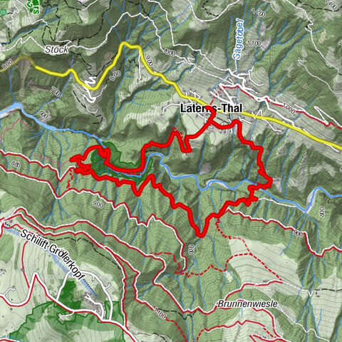 Üble Schlucht / Laterns
