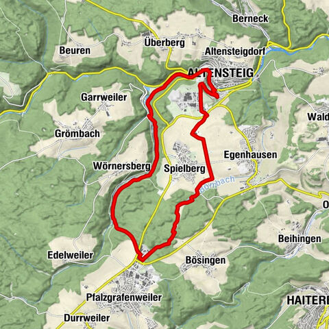 Reizvolles Zinsbachtal