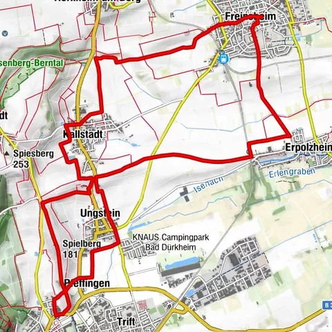 Wine hike: Freinsheim - Erpolzheim - Bad Dürkheim - Kallstadt