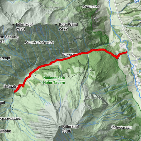 Krumltal in Rauris September 2020