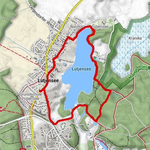 Rund um den Lütjensee